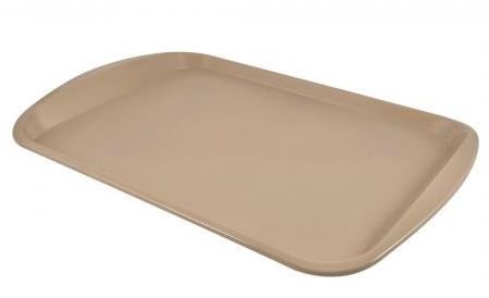 Поднос прямоугольный 365х255 мм шоколадный мокко